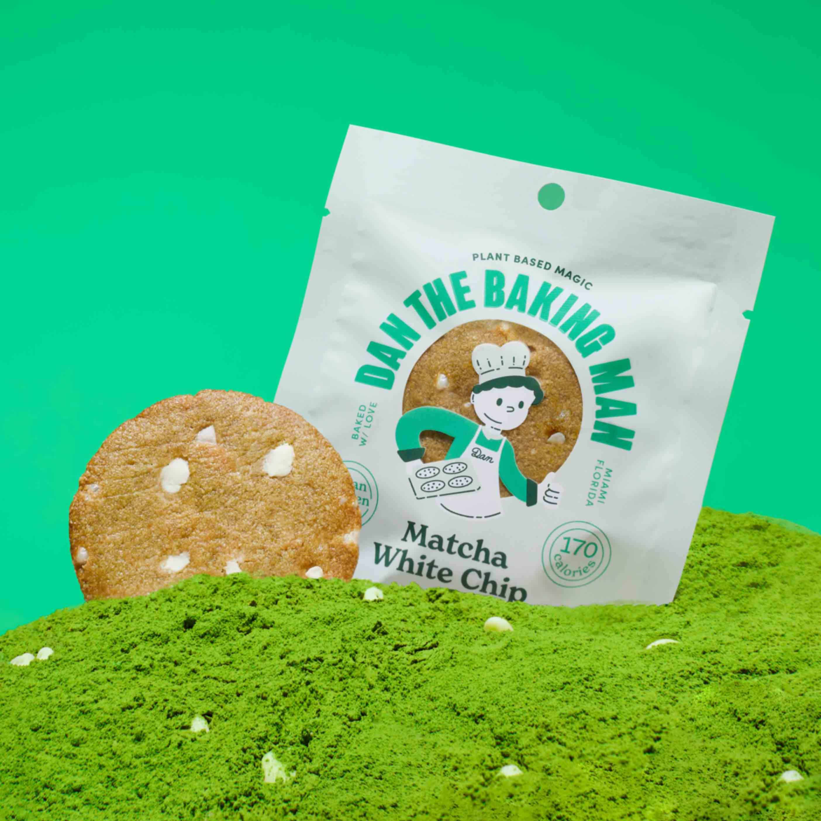 Matcha White Chip Cookies