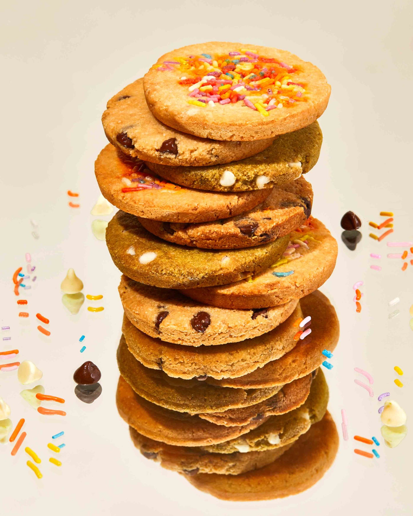 Rainbow Sprinkles Cookies